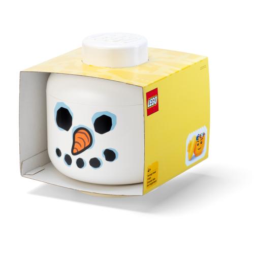 Mini tête de rangement bonhomme de neige - 