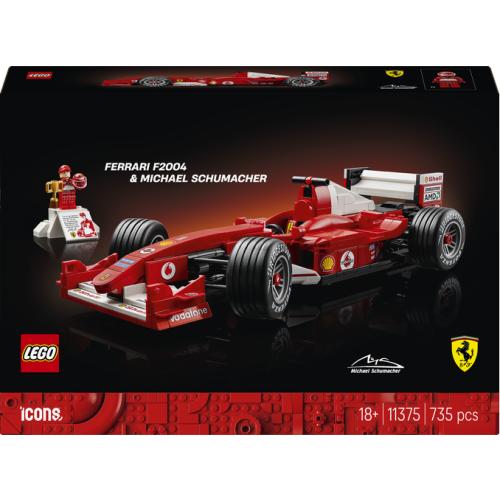 Ferrari F2004 et Michael Schumacher - Lego LEGO Icons