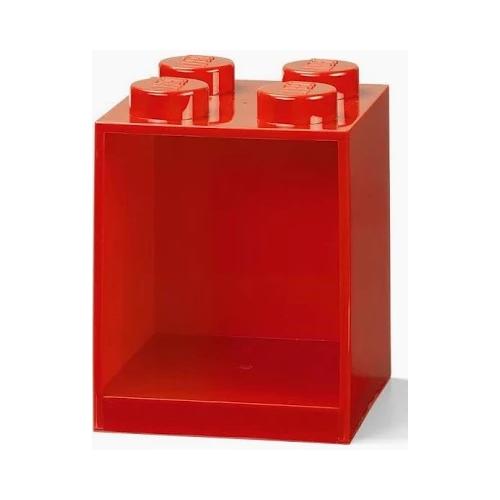 Étagère en forme de brique à 4 tenons – rouge - Lego 