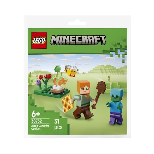 Polybag  Minecraft - Conflit au feu de camp d'Alex - 