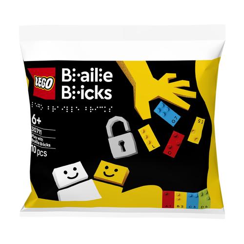 Polybag le plaisir de jouer avec des briques en braille - 