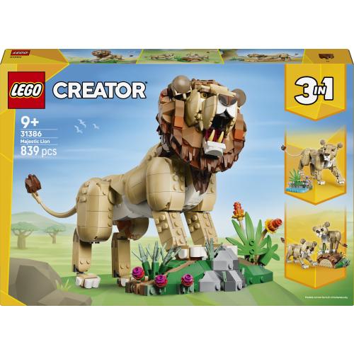Animaux sauvages : le lion majestueux - LEGO Creator 3-en-1