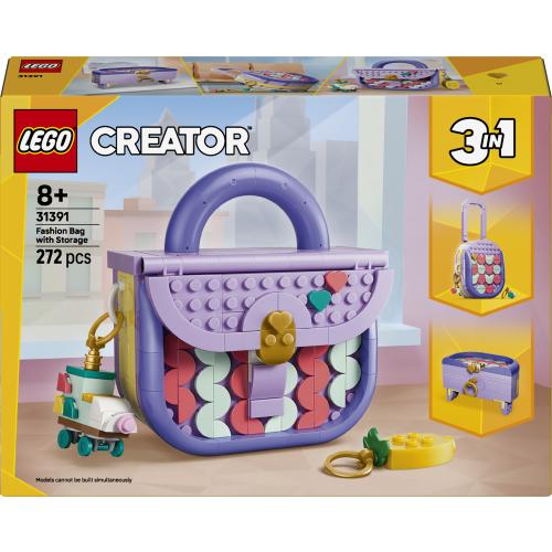 Sac fashion avec rangement - LEGO Creator 3-en-1