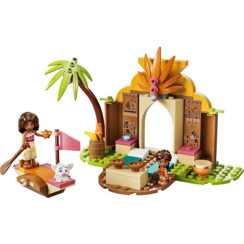 Maison de village et pirogue de Vaiana - LEGO Disney