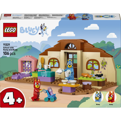 L'école avec Rusty et Bluey - LEGO Bluey