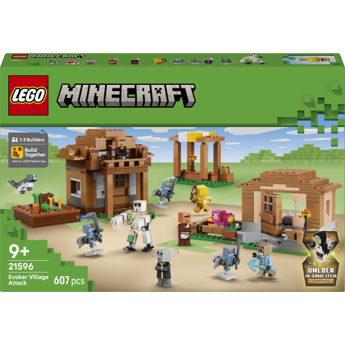L'Évocateur à l'attaque du village - LEGO Minecraft