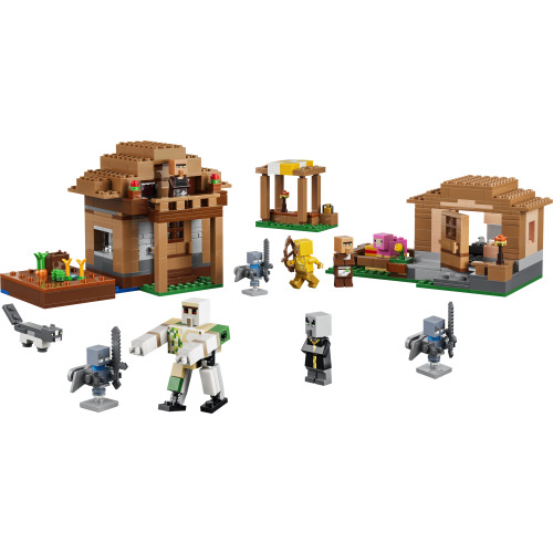 L'Évocateur à l'attaque du village - LEGO Minecraft