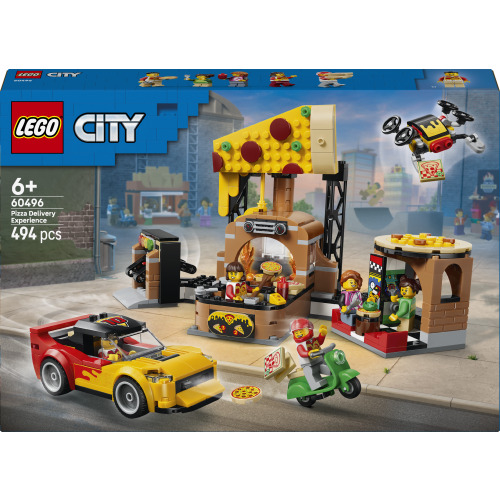 La pizzeria et ses véhicules de livraison - LEGO City