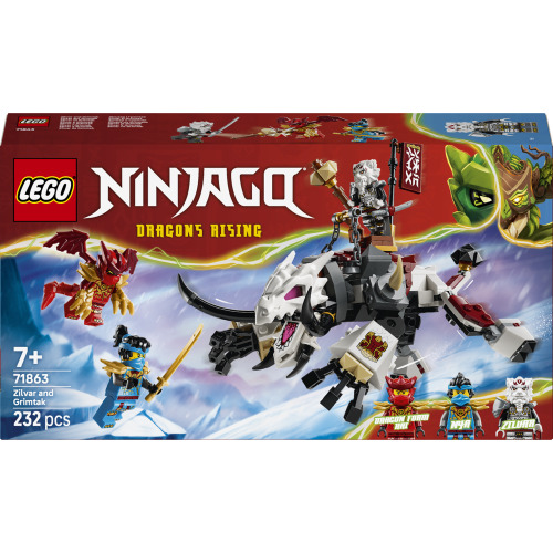 Zilvar et Grimtak la bête draconique - LEGO Ninjago