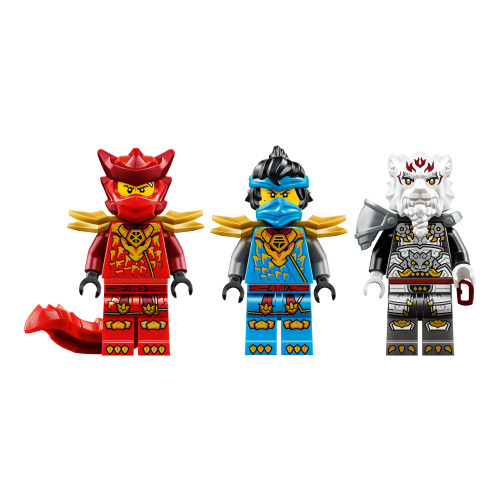 Zilvar et Grimtak la bête draconique - LEGO Ninjago