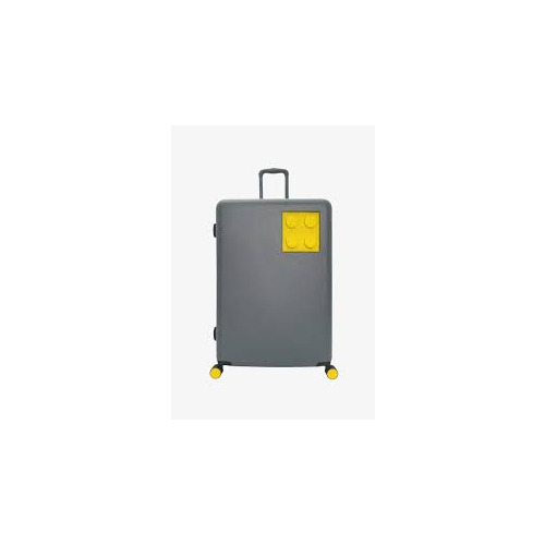Valise brique 2x2 S  - gris et jaune - Lego 
