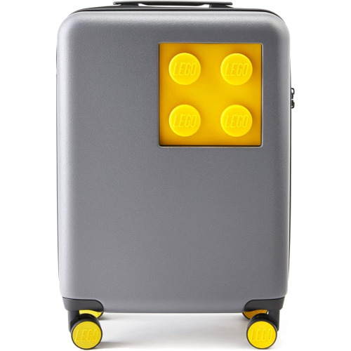 Valise brique 2x2 S  - gris et jaune - 