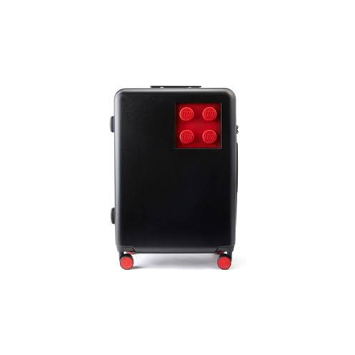 Valise brique 2x2 - 20 pouces - noir et rouge - 