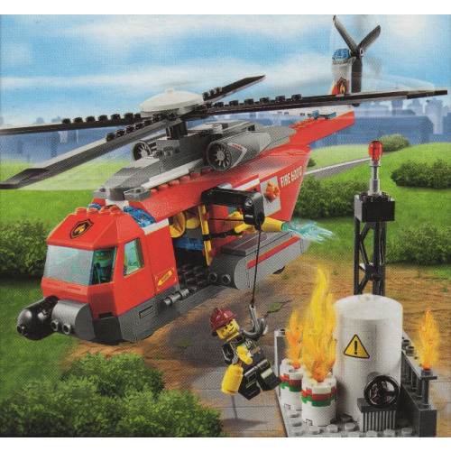 L'hélicoptère des pompiers - LEGO Star Wars
