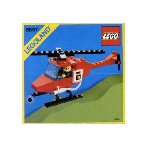 L'hélicoptère des pompiers - Lego Legoland
