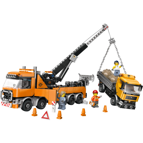 Le remorqueur avec grue pour poids lourd - LEGO City