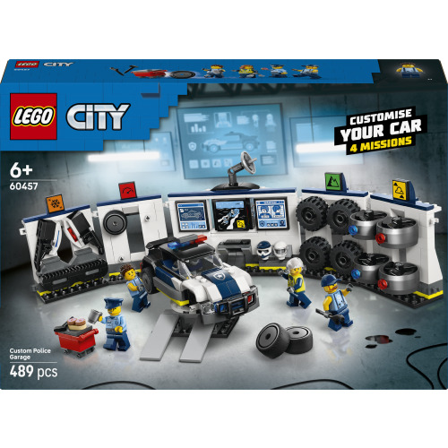 Le garage de personnalisation des voitures de police - LEGO City