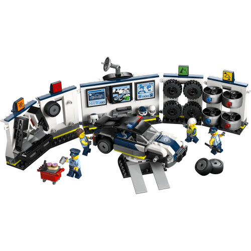 Le garage de personnalisation des voitures de police - LEGO City