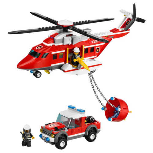 L'hélicoptère des pompiers - LEGO City
