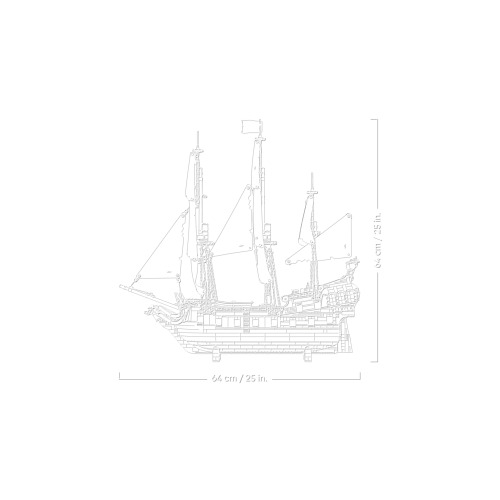 Le bateau pirate du capitaine Jack Sparrow - LEGO Icons