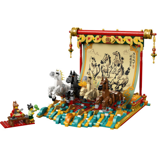 Tableau vivant : le galop des chevaux - 