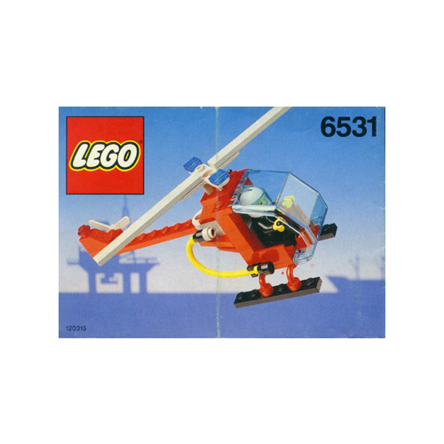 L'hélicoptère des pompiers - LEGO System
