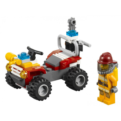 Le 4x4 des pompiers en foret - LEGO City