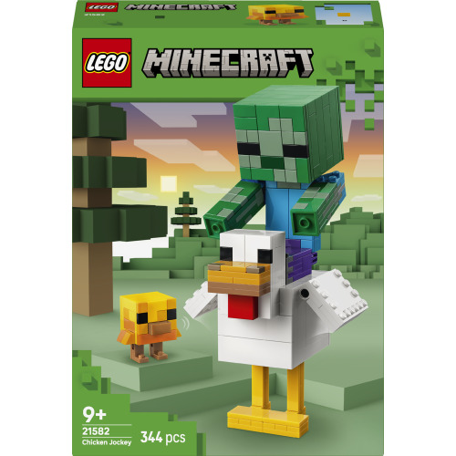 Poule chevauchée - LEGO Minecraft
