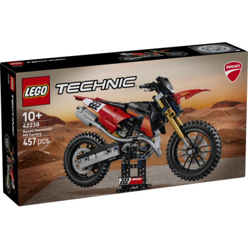 La moto Ducati Desmo450 MX Factory - LEGO Technic