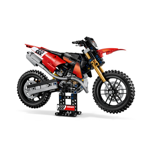 La moto Ducati Desmo450 MX Factory - LEGO Technic