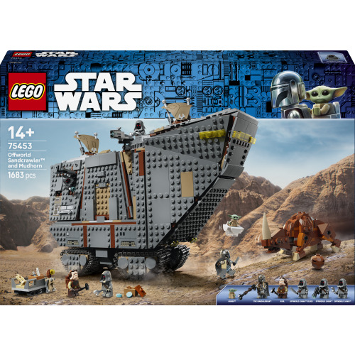 Le Sandcrawler™ d'Offworld et le Mudhorn - LEGO Star Wars