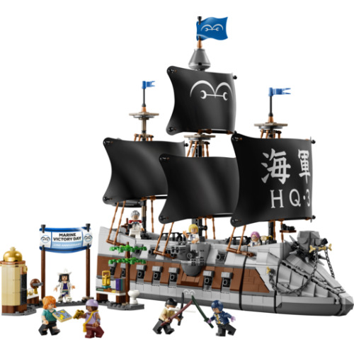 Le navire de la marine de Garp - LEGO One Piece