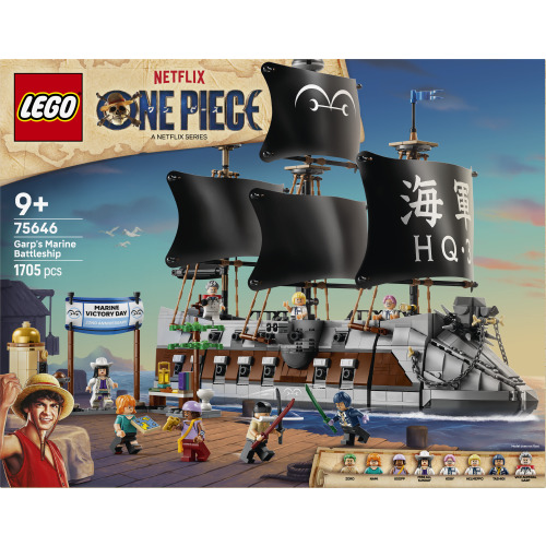 Le navire de la marine de Garp - LEGO One Piece