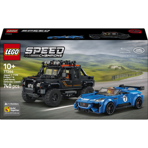 La Jaguar Project 7 et le Land Rover Defender - LEGO Speed Champions