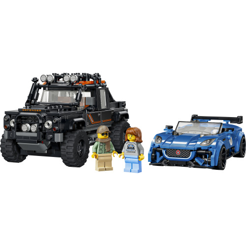 La Jaguar Project 7 et le Land Rover Defender - LEGO Speed Champions