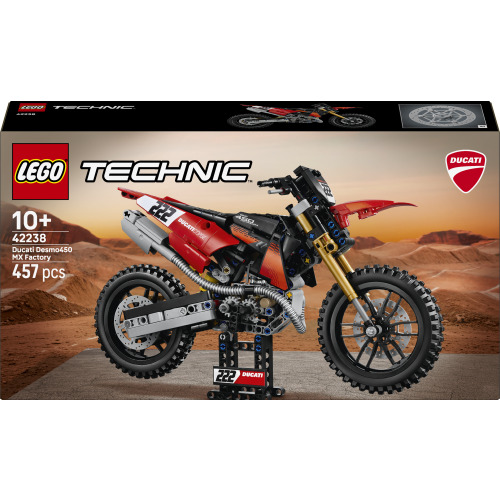 La moto Ducati Desmo450 MX Factory - LEGO Technic