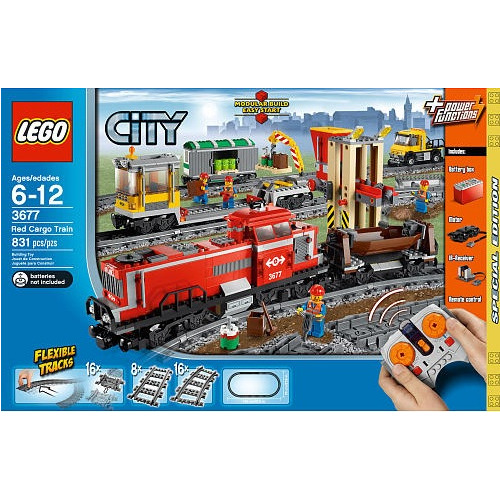 Le train de marchandises rouge - LEGO City