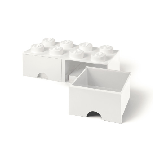 Tiroir de bureau 8 tenons - Blanc - 
