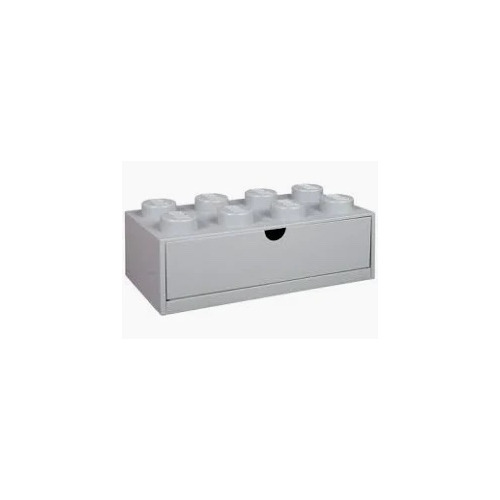 Tiroir de bureau 8 tenons - gris - 