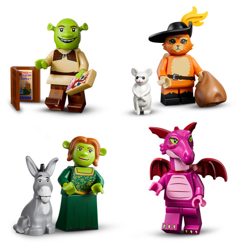 Minifigurines Serie Shrek (en carton d'origine) - 