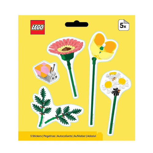 LEGO autocollants Botanicals - Fleurs jaunes - 