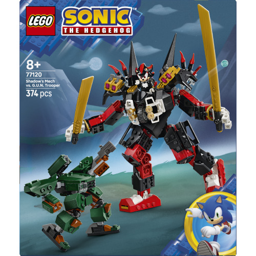 Le robot de Shadow contre le G.U.N. Trooper - LEGO SONIC THE HEDGEHOG