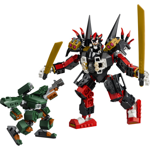 Le robot de Shadow contre le G.U.N. Trooper - LEGO SONIC THE HEDGEHOG