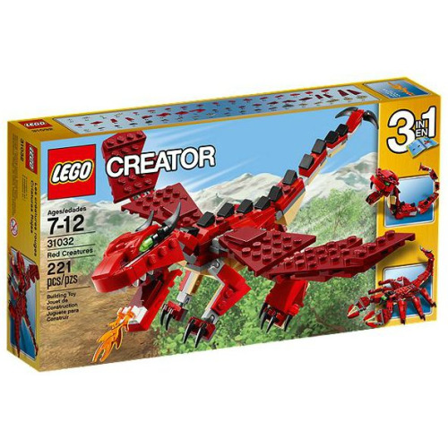 Les créatures rouges - LEGO Creator 3-en-1