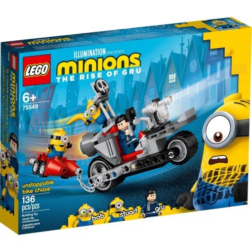 La course-poursuite en moto - Lego LEGO Minions