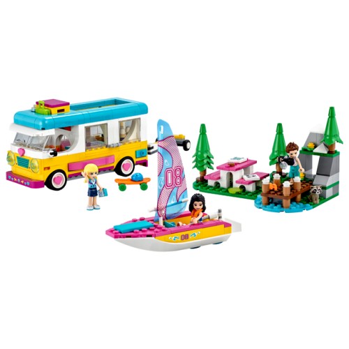 Le camping-car et le voilier de la forêt - LEGO Friends