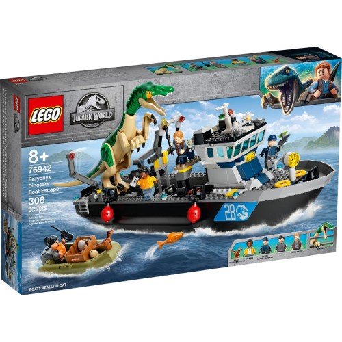 L’évasion en bateau du Baryonyx - Lego LEGO Jurassic World