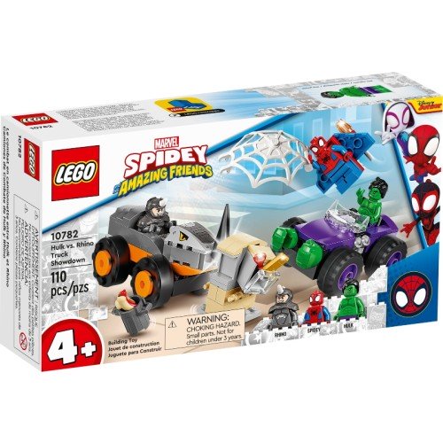 Le combat des camions, Hulk contre le Rhino - Lego LEGO Spider-Man, Marvel