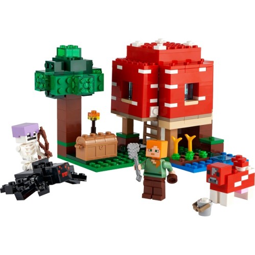 La maison champignon - LEGO Minecraft
