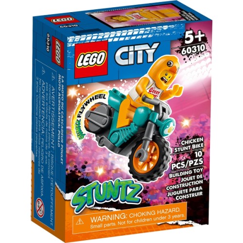 La moto de cascade du poulet - LEGO City